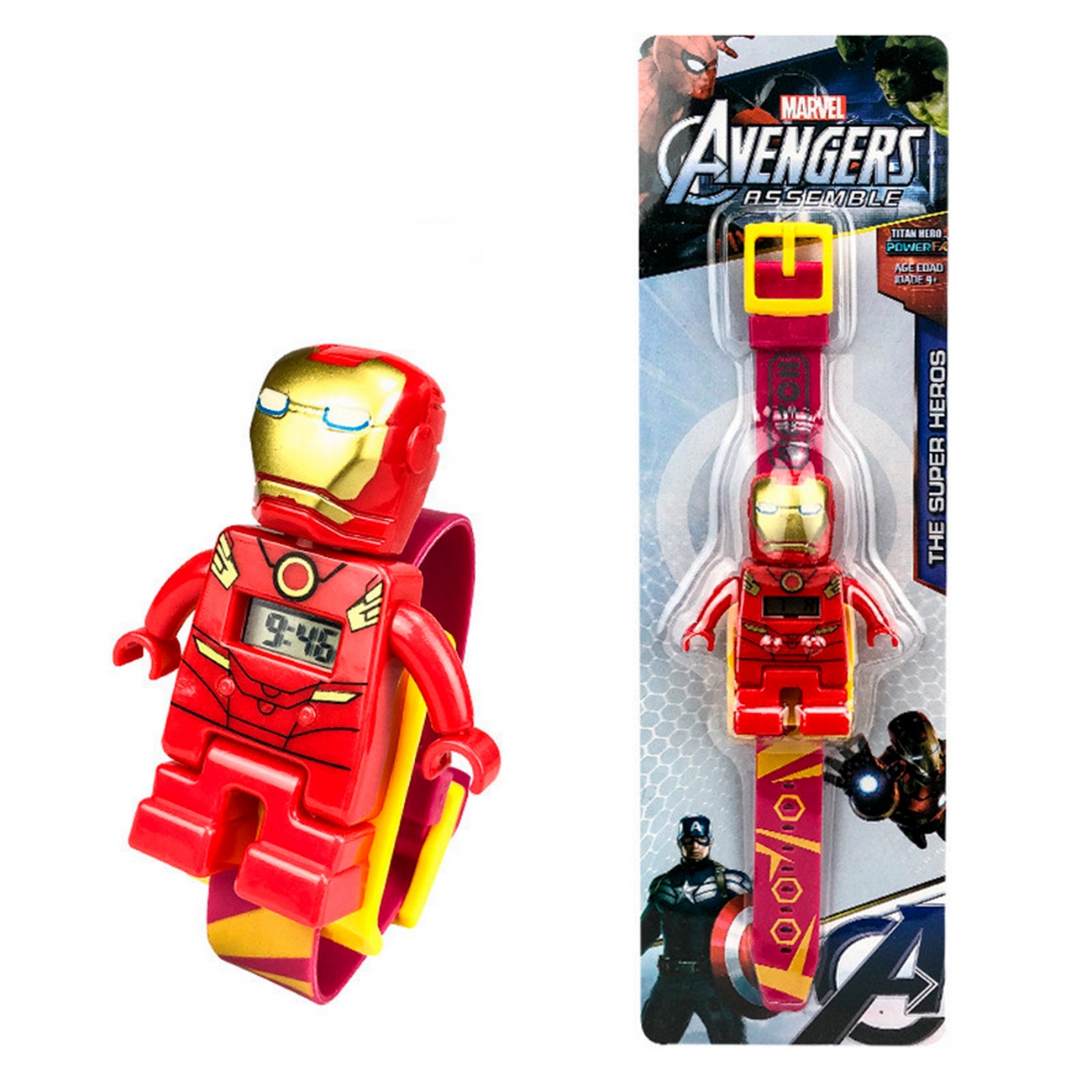 Reloj Niños Digital Infantil Iron Man Avengers